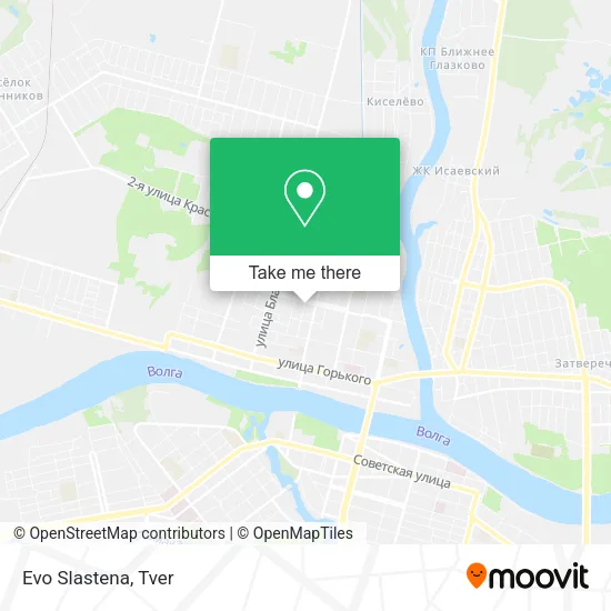 Evo Slastena map