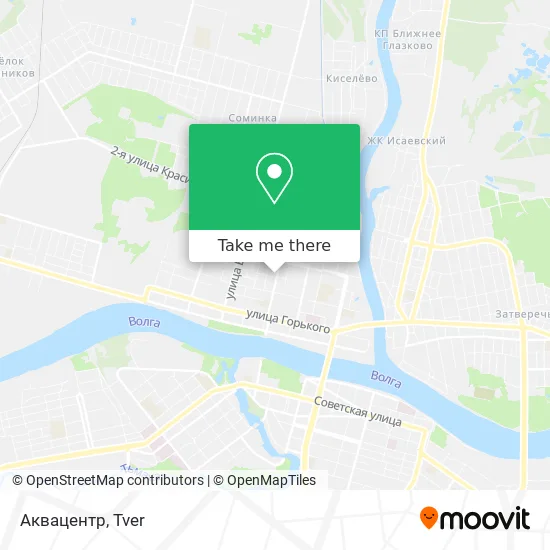 Аквацентр map