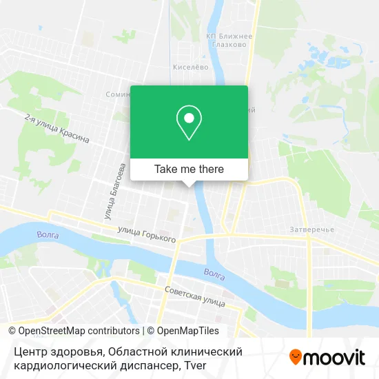 Центр здоровья, Областной клинический кардиологический диспансер map