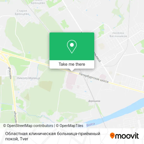 Областная клиническая больница-приёмный покой map