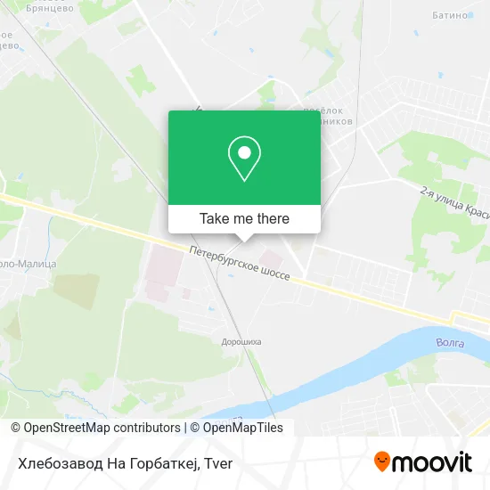 Хлебозавод На Горбаткеj map