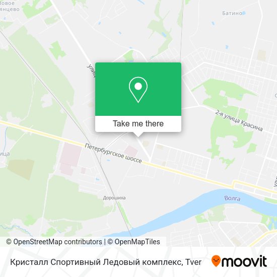 Кристалл Спортивный Ледовый комплекс map