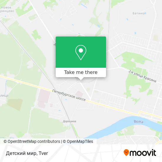 Детский мир map