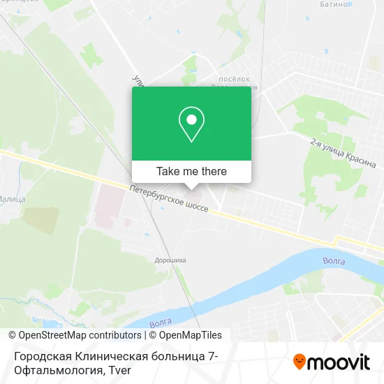 Городская Клиническая больница 7-Офтальмология map