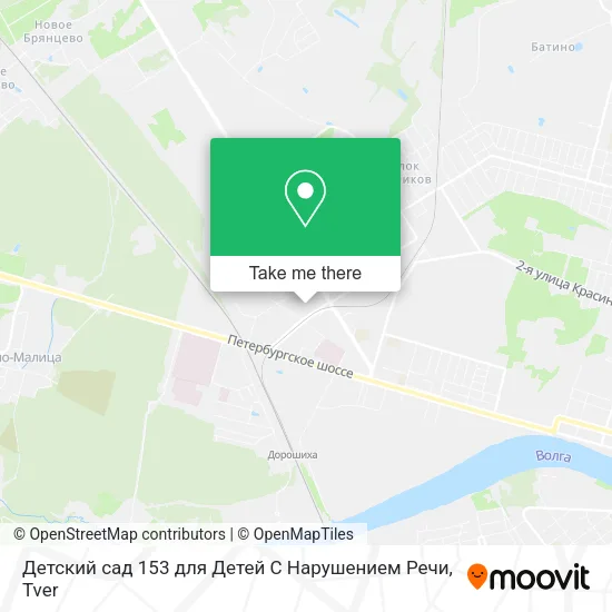 Детский сад 153 для Детей С Нарушением Речи map