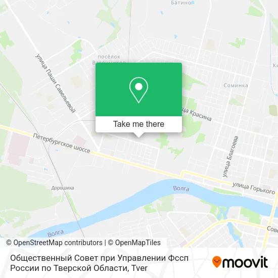 Общественный Совет при Управлении Фссп России по Тверской Области map
