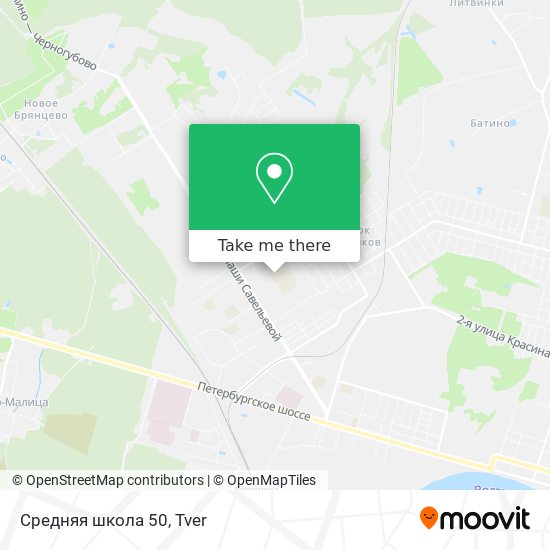 Средняя школа 50 map