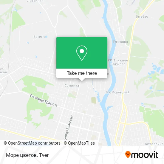 Море цветов map