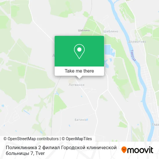 Поликлиника 2 филиал Городской клинической больницы 7 map