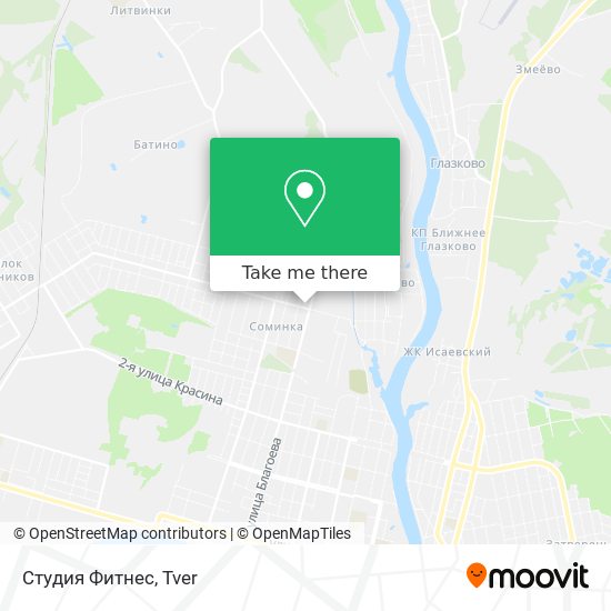 Студия Фитнес map