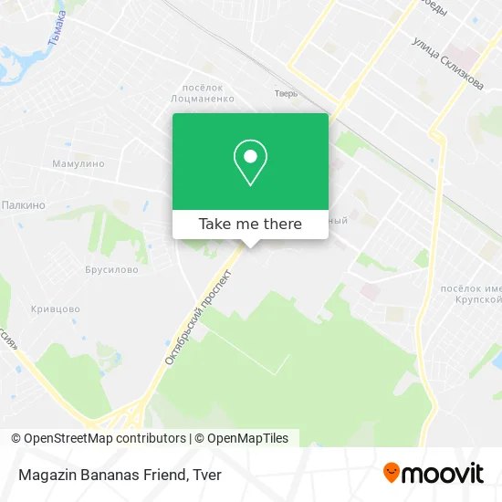 Magazin Bananas Friend map