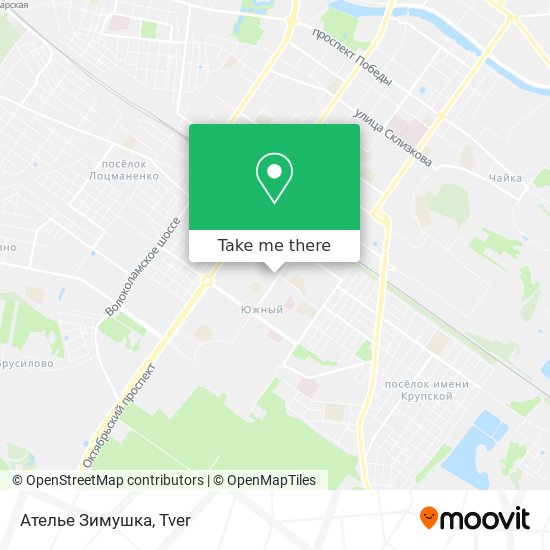 Ателье Зимушка map