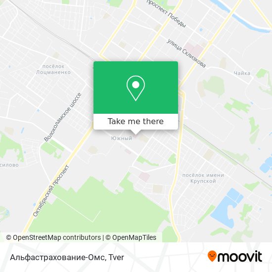 Альфастрахование-Омс map