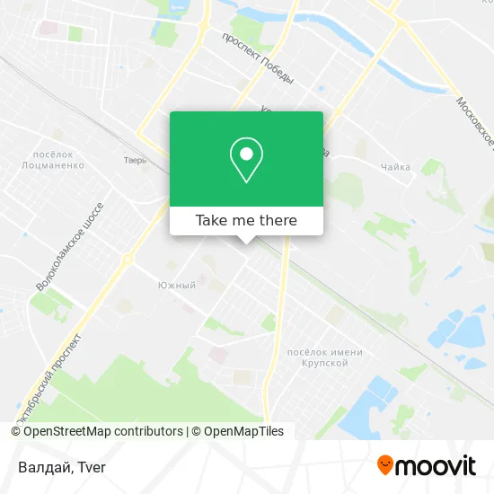 Валдай map