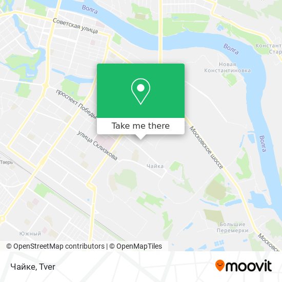 Чайке map