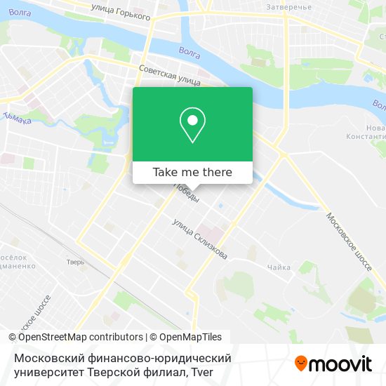 Московский финансово-юридический университет Тверской филиал map