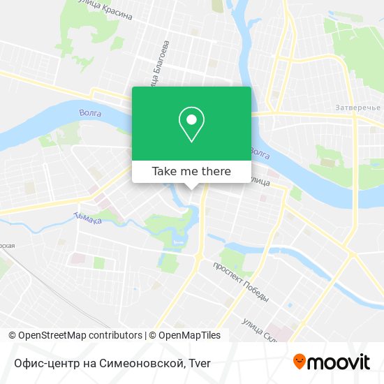 Офис-центр на Симеоновской map