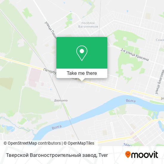 Тверской Вагоностроительный завод map