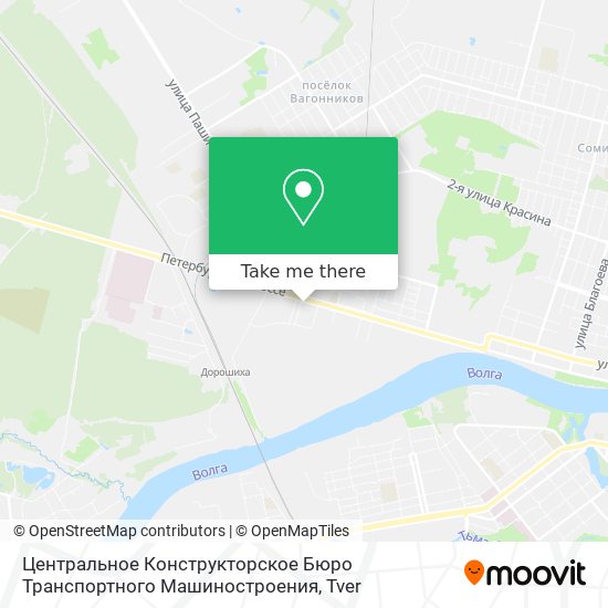 Центральное Конструкторское Бюро Транспортного Машиностроения map