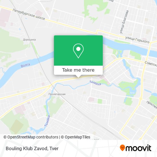 Bouling Klub Zavod map