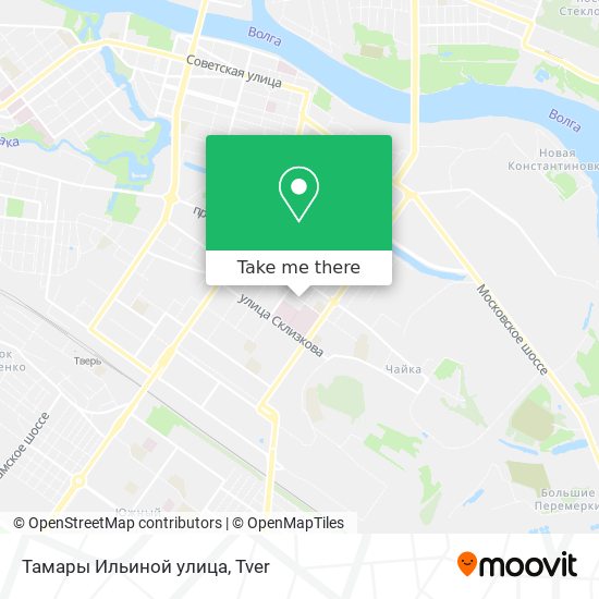 Тамары Ильиной улица map