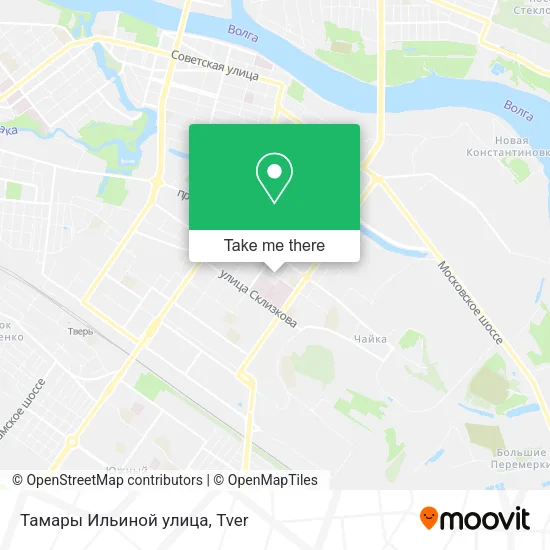 Тамары Ильиной улица map