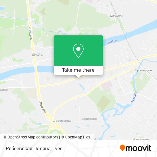 Рябеевская Поляна map