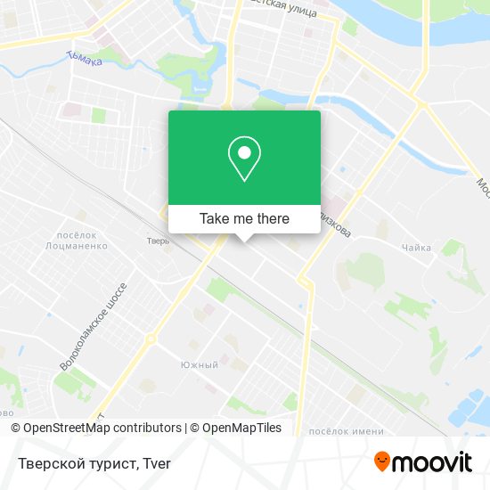 Тверской турист map