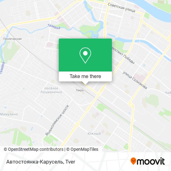 Автостоянка-Карусель map
