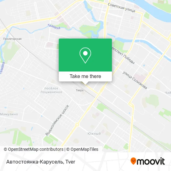 Автостоянка-Карусель map