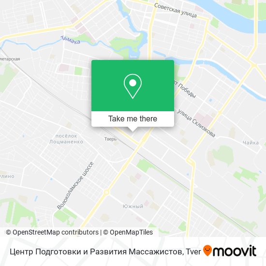 Центр Подготовки и Развития Массажистов map