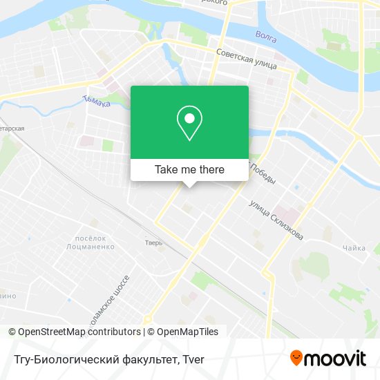 Тгу-Биологический факультет map
