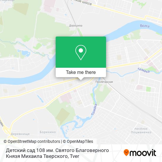 Детский сад 108 им. Святого Благоверного Князя Михаила Тверского map