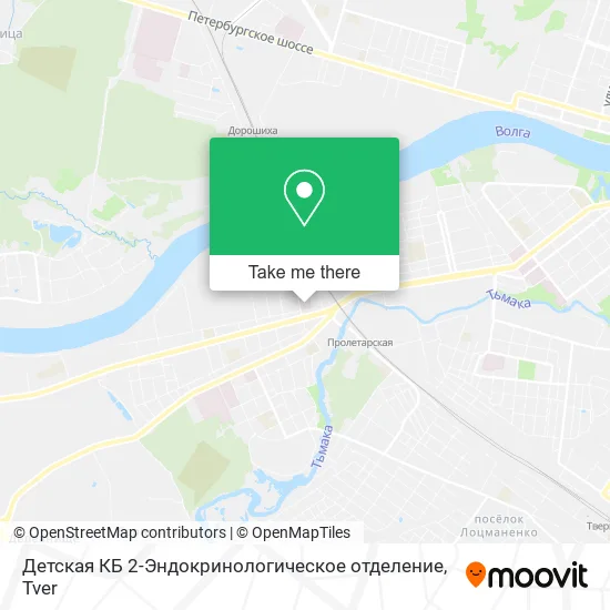 Детская КБ 2-Эндокринологическое отделение map