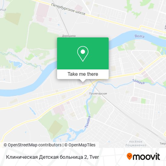 Клиническая Детская больница 2 map