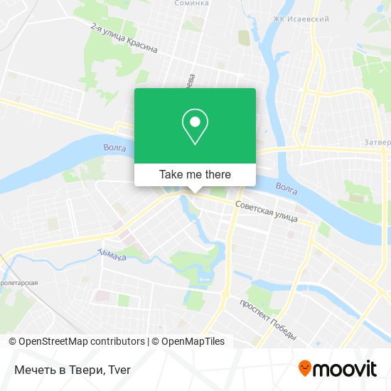 Мечеть в Твери map