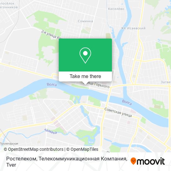 Ростелеком, Телекоммуникационная Компания map