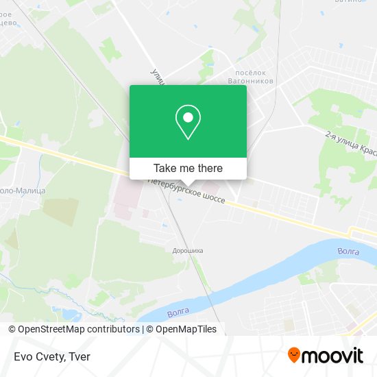 Evo Cvety map