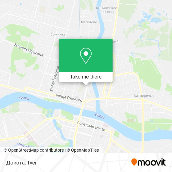 Докота map