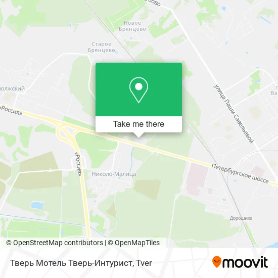 Тверь Мотель Тверь-Интурист map