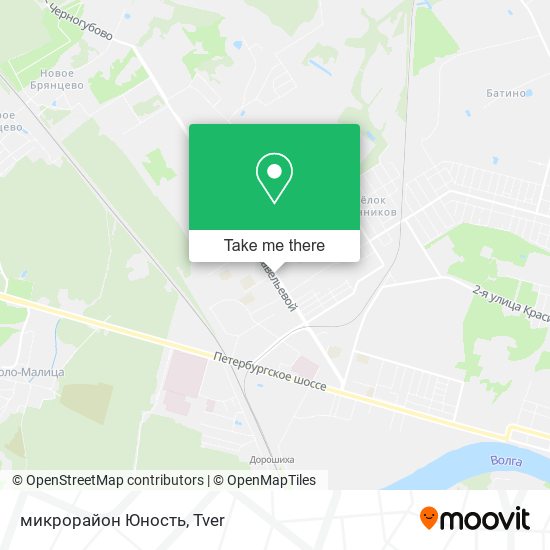 микрорайон Юность map