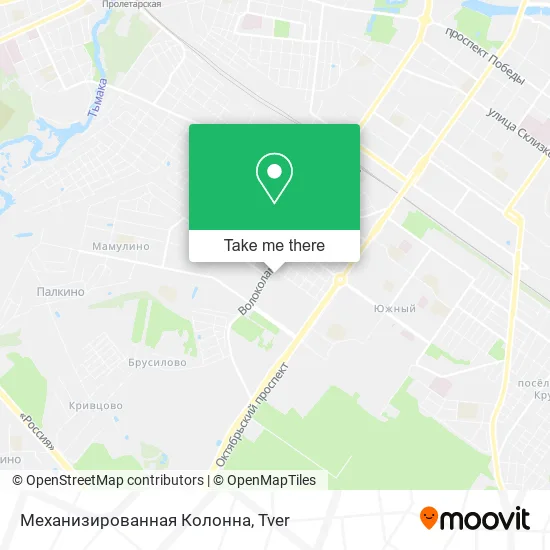 Механизированная Колонна map