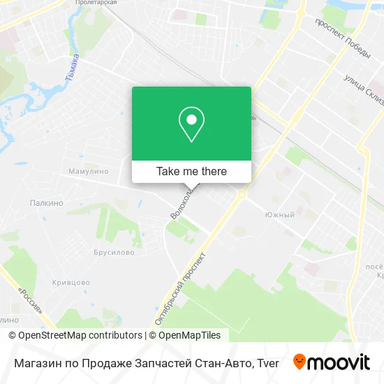 Магазин по Продаже Запчастей Стан-Авто map