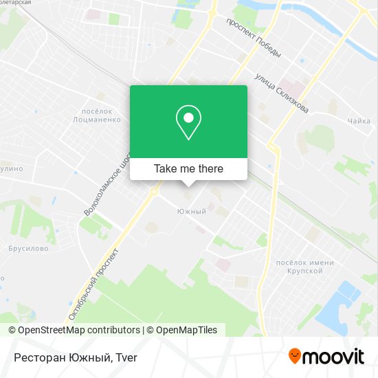 Ресторан Южный map