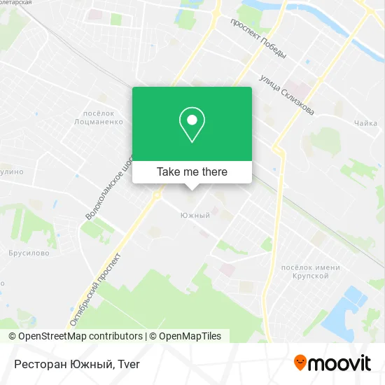 Ресторан Южный map