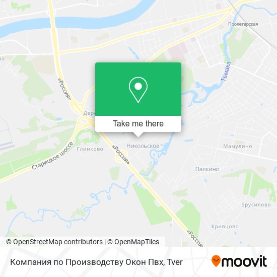 Компания по Производству Окон Пвх map