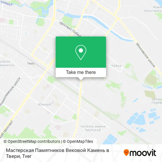 Мастерская Памятников Вековой Камень в Твери map