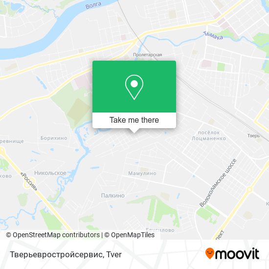 Тверьевростройсервис map