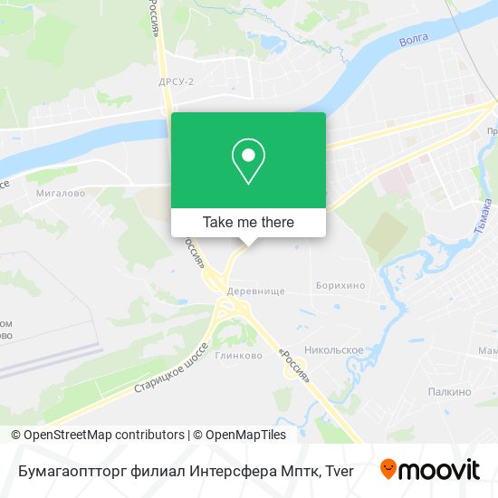 Бумагаоптторг филиал Интерсфера Мптк map