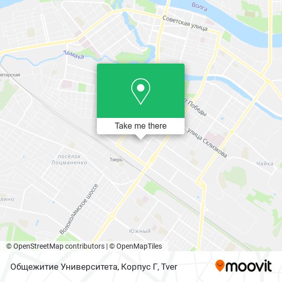 Общежитие Университета, Корпус Г map